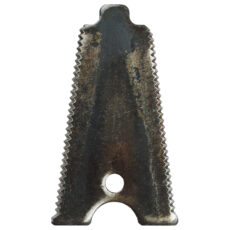 Harvester cutter guard fixed blade